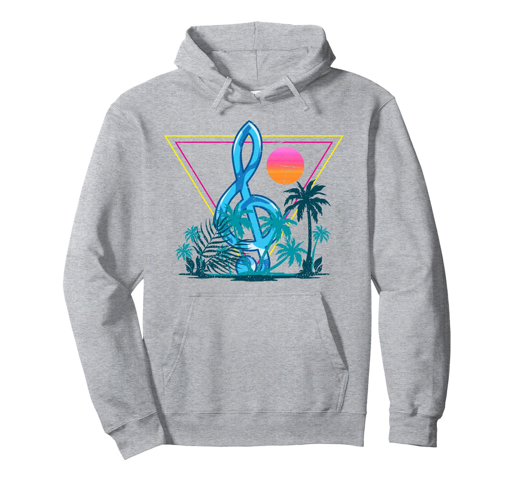 Vaporwave Art Tropical Synthwave 80S Hoodie - Minimalist Print for Adults - T-Shirt, Sweatshirt, Hoodie