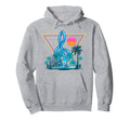 Vaporwave Art Tropical Synthwave 80S Hoodie - Minimalist Print for Adults - T-Shirt, Sweatshirt, Hoodie