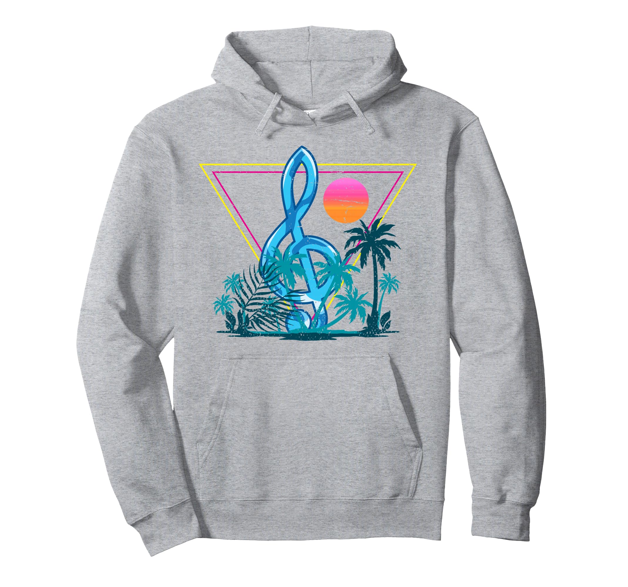 Vaporwave Art Tropical Synthwave 80S Hoodie - Minimalist Print for Adults - T-Shirt, Sweatshirt, Hoodie