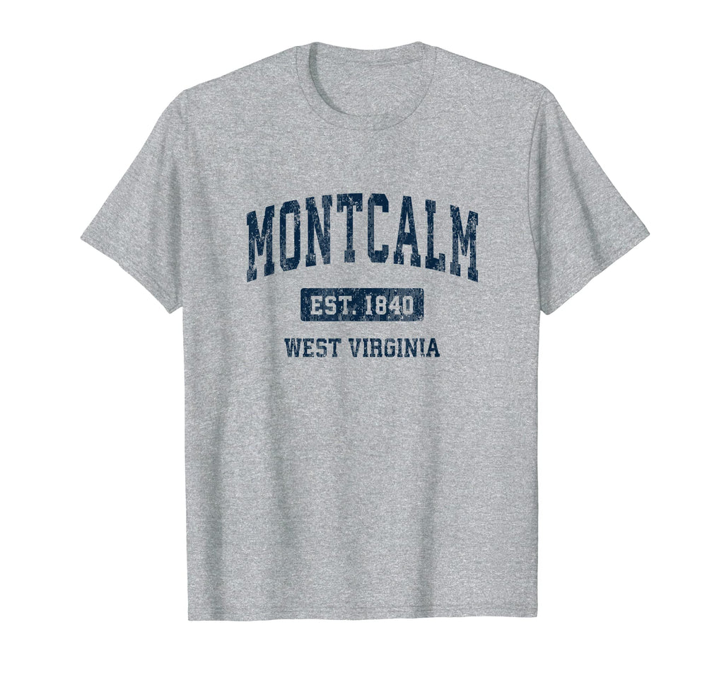 Montcalm West Virginia Wv Athletic T-Shirt - Graphic Print for Adults - T-Shirt, Sweatshirt, Hoodie
