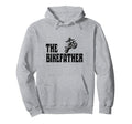 Biker Biker Dad Bikefather Funny Hoodie - Fun Novelty Design for Adults - T-Shirt, Sweatshirt, Hoodie