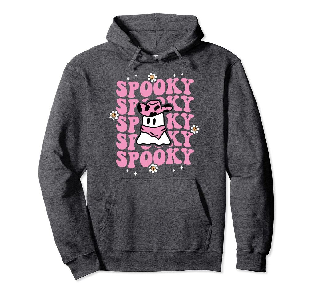 Spooky Groovy Western Rodeo Country Ghost Hoodie - Graphic Print Unisex - T-Shirt, Sweatshirt, Hoodie