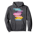 Positive Affirmations Growth Mindset Hoodie - Streetwear Style for Adults - T-Shirt, Sweatshirt, Hoodie