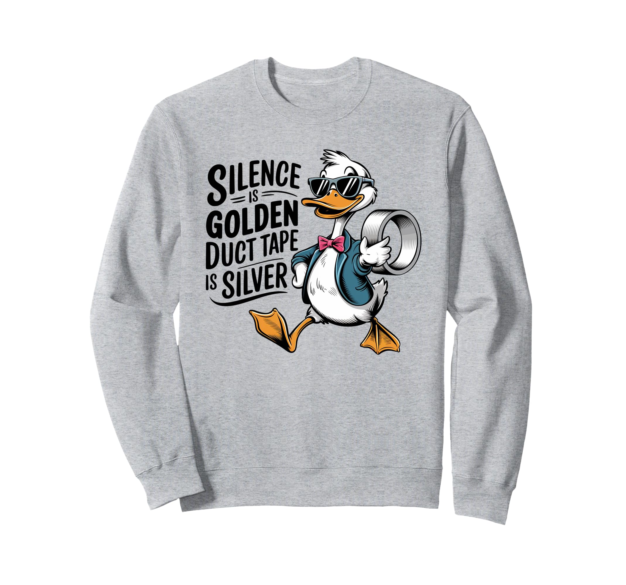 Sarcastic Duck Funny Introvert Duct Sweatshirt - Unique Graphic Men Women - T-Shirt, Sweatshirt, Hoodie