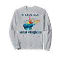 Rivesville West Virginia Outdoors Sweatshirt - Unique Graphic for Adults - T-Shirt, Sweatshirt, Hoodie