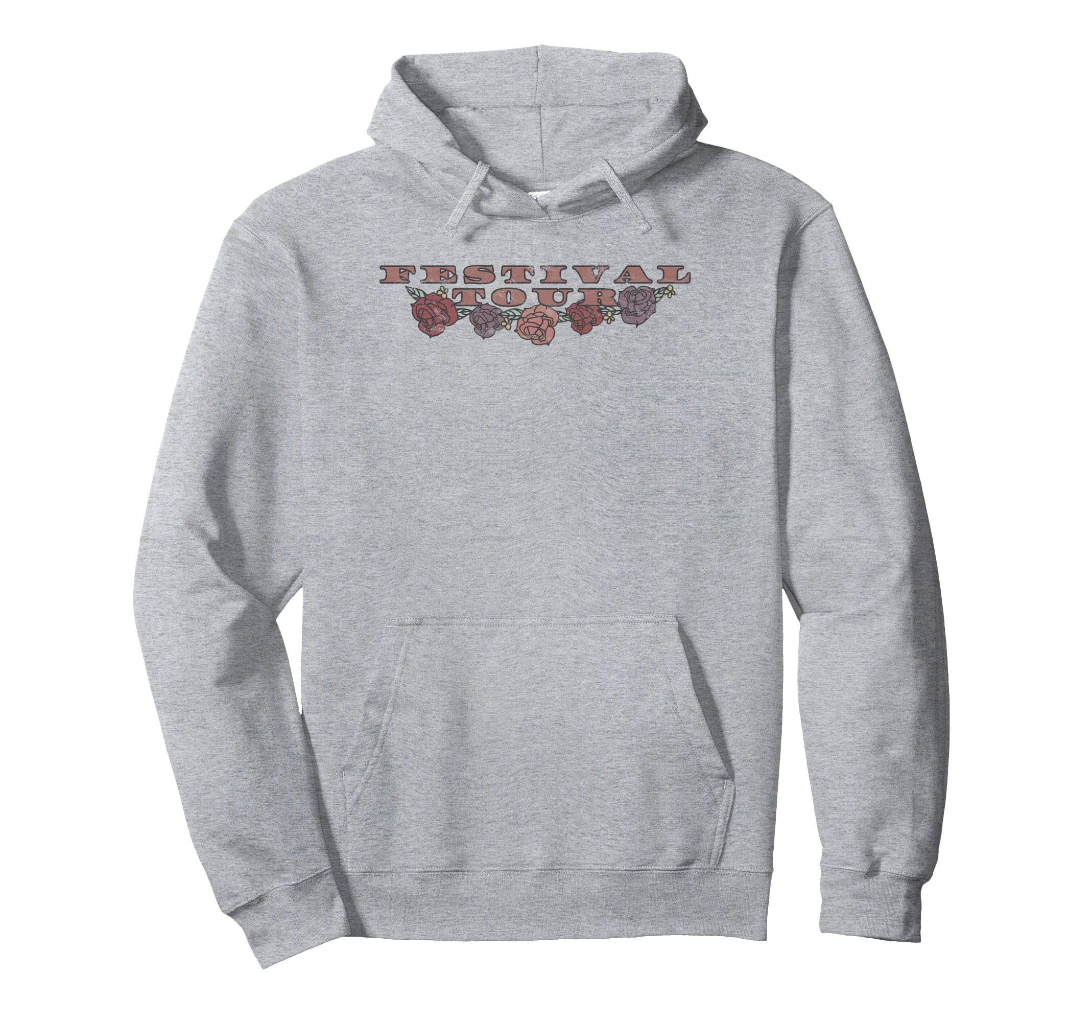 Festival Tour Floral Hoodie - Custom Art Print Unisex - T-Shirt, Sweatshirt, Hoodie