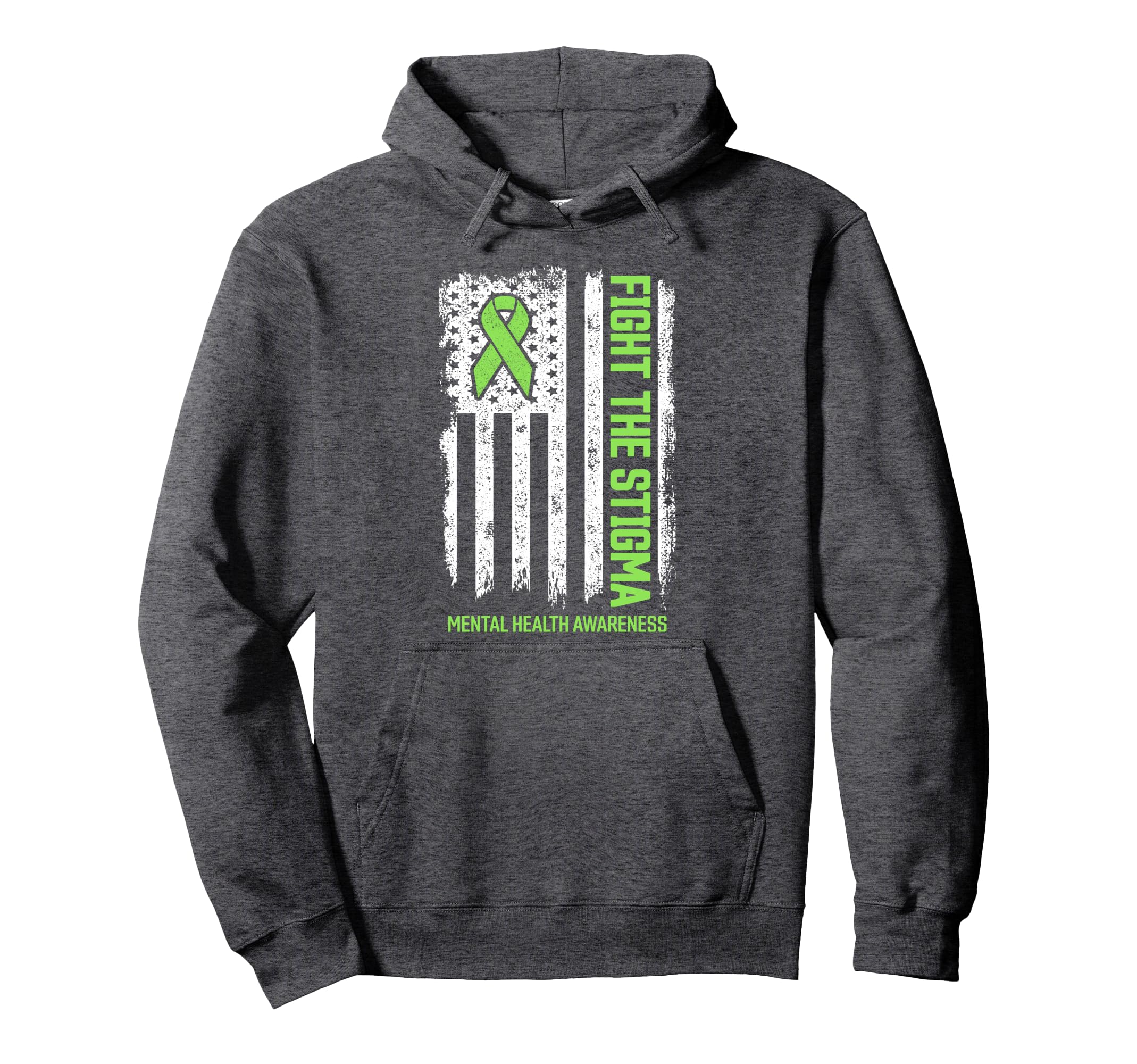 Mental Health Awareness Fight Stigma Hoodie - Trendy Graphic for Adults - T-Shirt, Sweatshirt, Hoodie