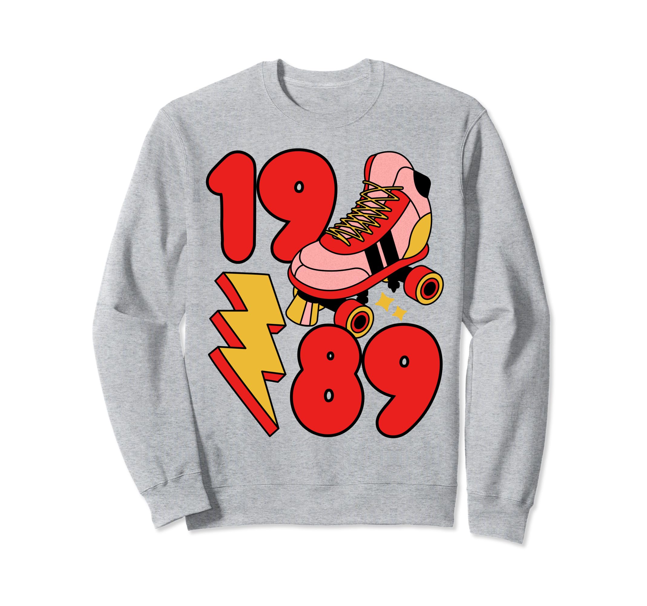1989 Roller Skate 80S Nostalgia Sweatshirt - Minimalist Print Unisex - T-Shirt, Sweatshirt, Hoodie