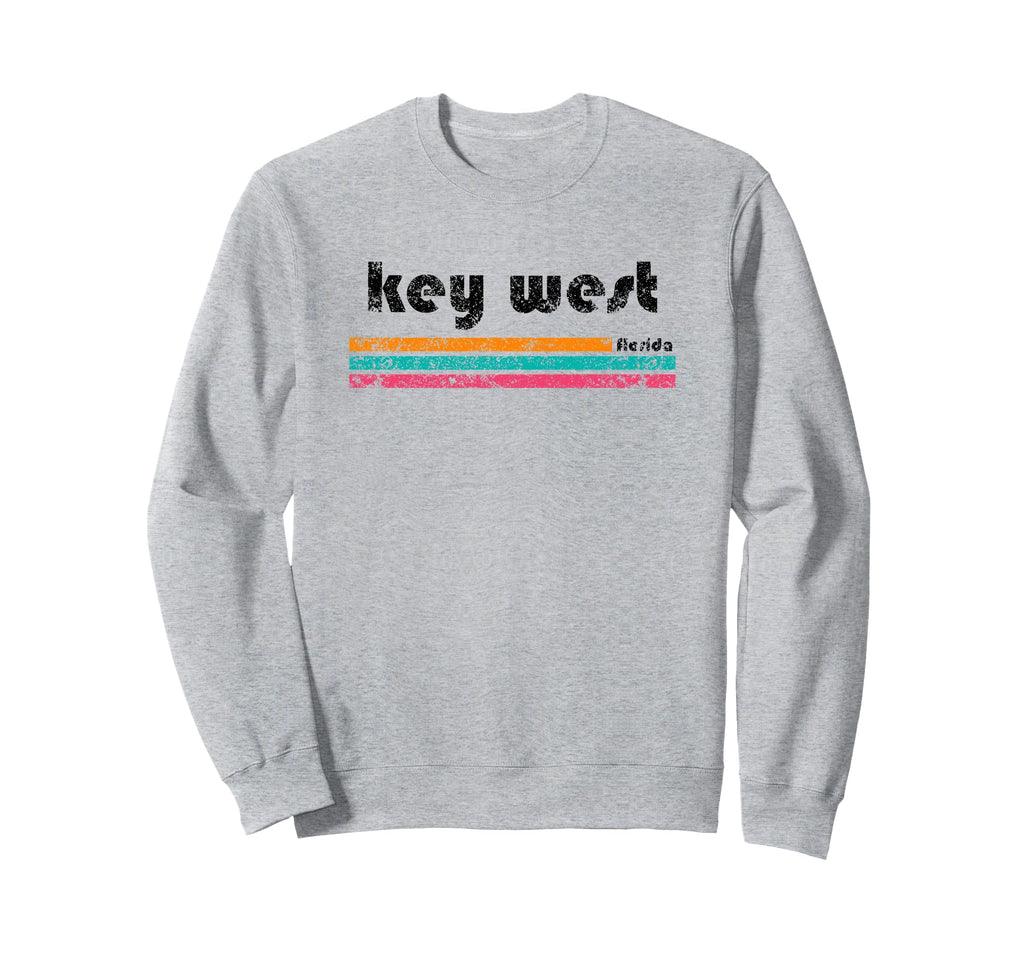 Key West Florida Weathered Sweatshirt - Custom Art Print for Adults - T-Shirt, Sweatshirt, Hoodie