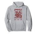 Bonneville Salt Flats Motorcycle Hoodie - Fun Novelty Design Men Women - T-Shirt, Sweatshirt, Hoodie