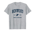 Benwood West Virginia Wv Athletic T-Shirt - Custom Art Print Men Women - T-Shirt, Sweatshirt, Hoodie