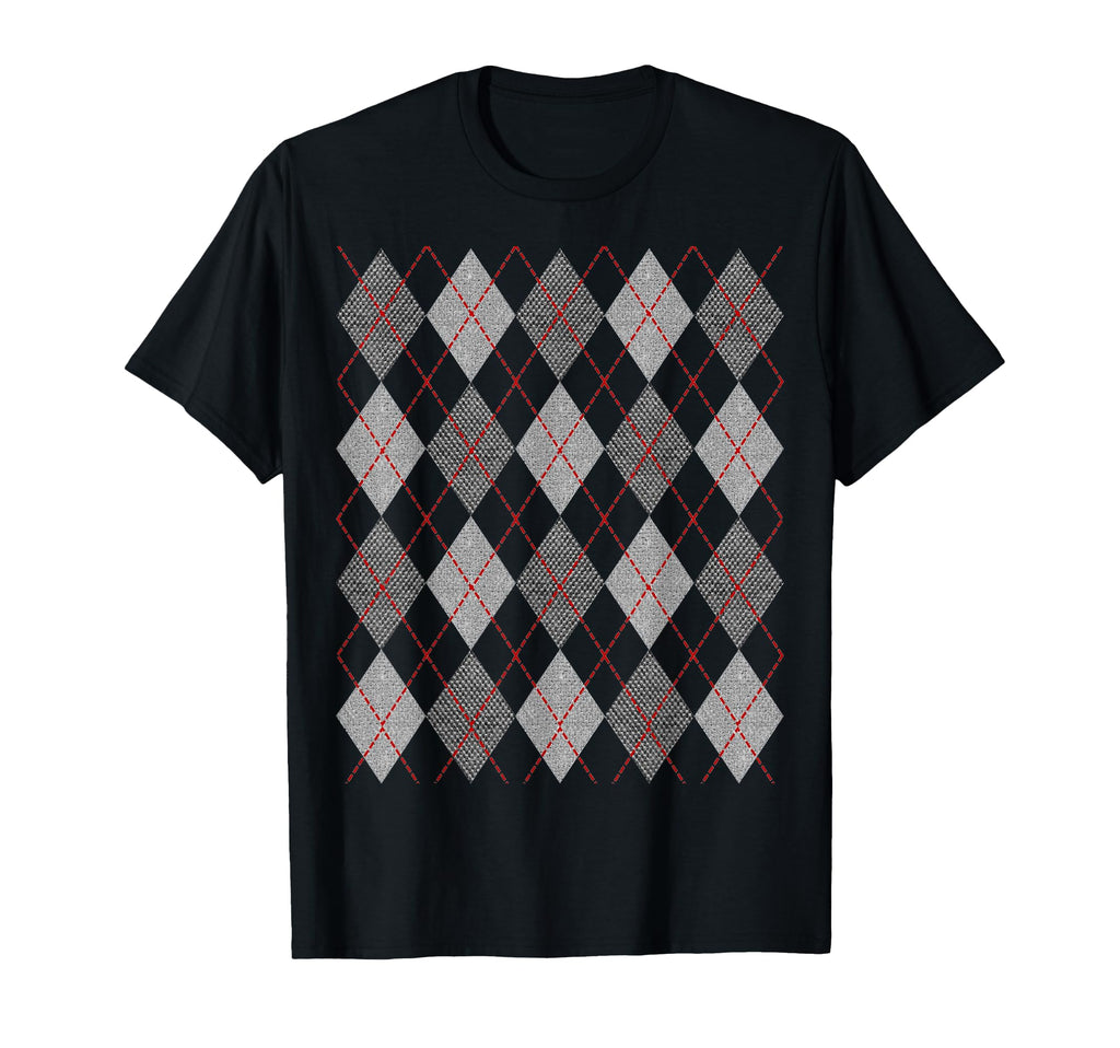 Argyle Rockabilly 1950S T-Shirt - Graphic Print Unisex - T-Shirt, Sweatshirt, Hoodie