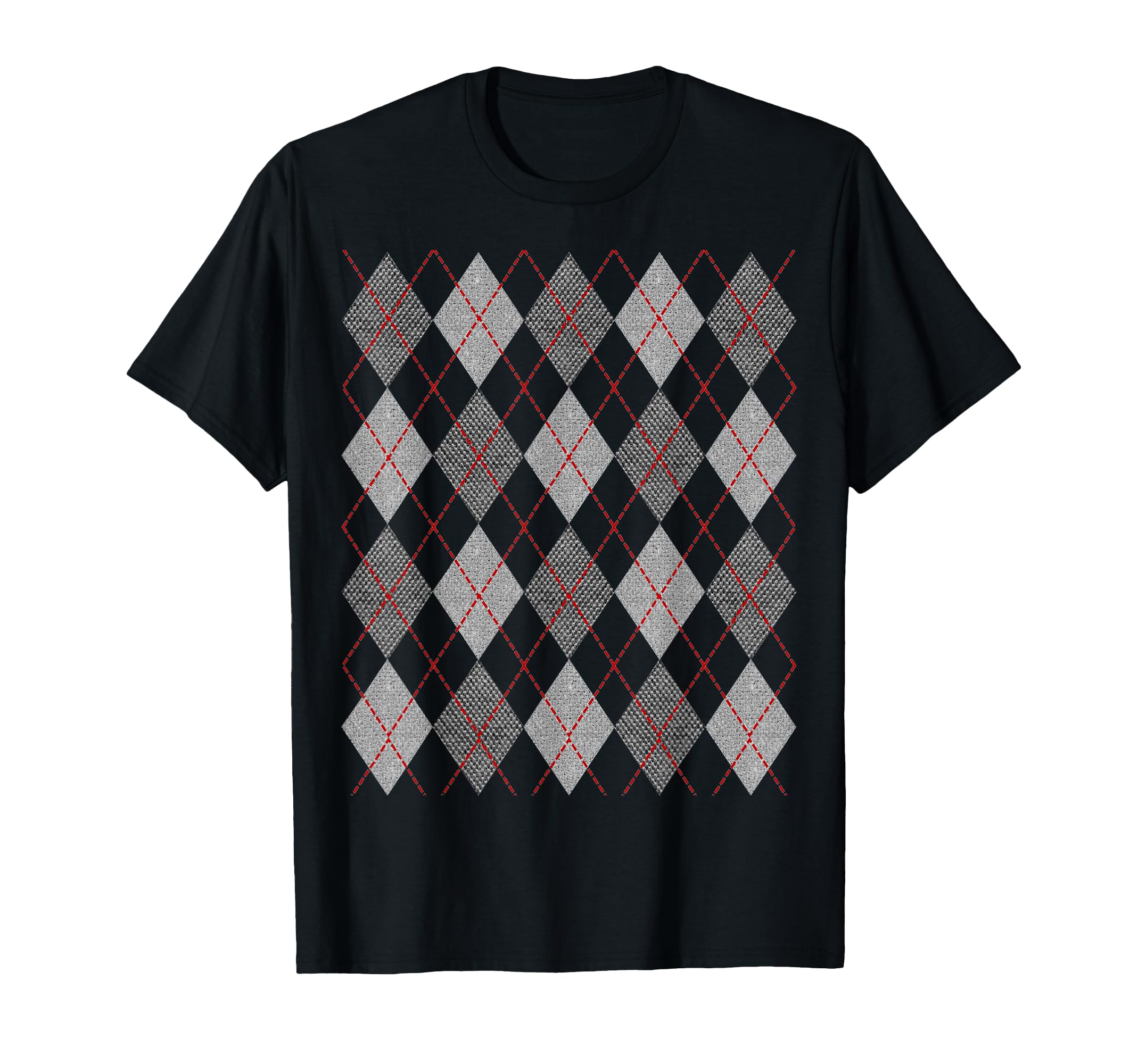 Argyle Rockabilly 1950S T-Shirt - Graphic Print Unisex - T-Shirt, Sweatshirt, Hoodie