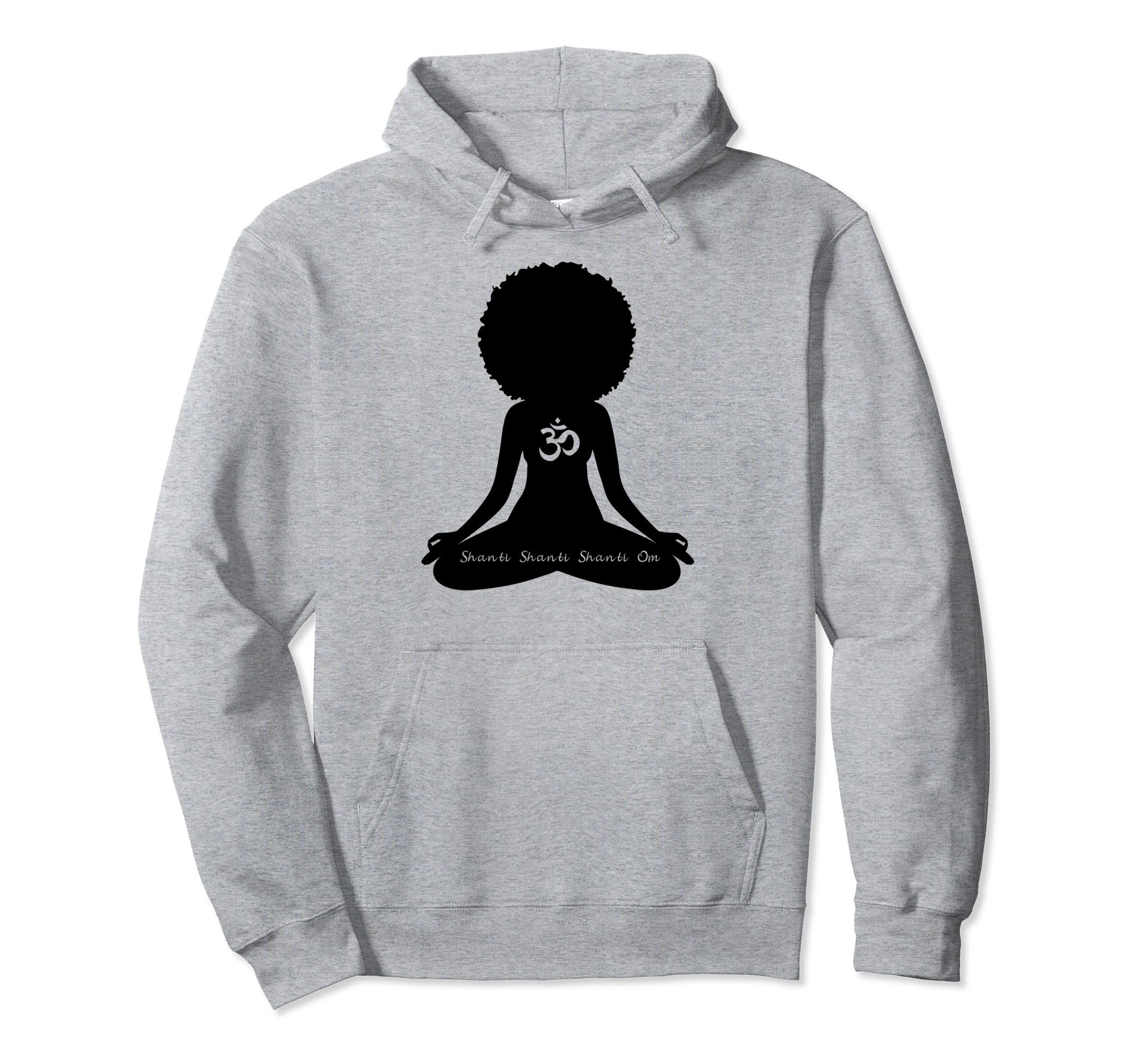 Shanti Shanti Shanti Om African American Hoodie - Trendy Graphic Unisex - T-Shirt, Sweatshirt, Hoodie