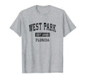 West Park Florida Fl Sports Black T-Shirt - Minimalist Print Unisex - T-Shirt, Sweatshirt, Hoodie