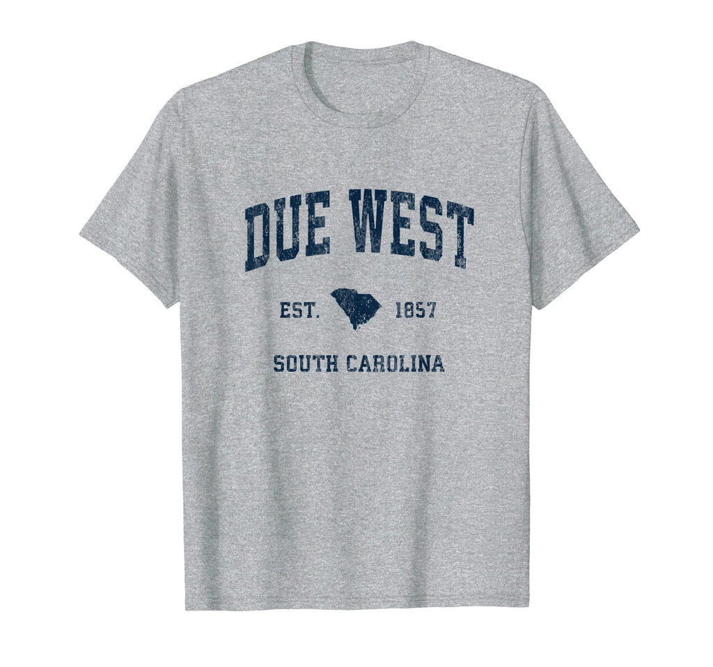 Due West South Carolina Sc Athletic T-Shirt - Unique Graphic Men Women - T-Shirt, Sweatshirt, Hoodie