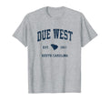 Due West South Carolina Sc Athletic T-Shirt - Unique Graphic Men Women - T-Shirt, Sweatshirt, Hoodie
