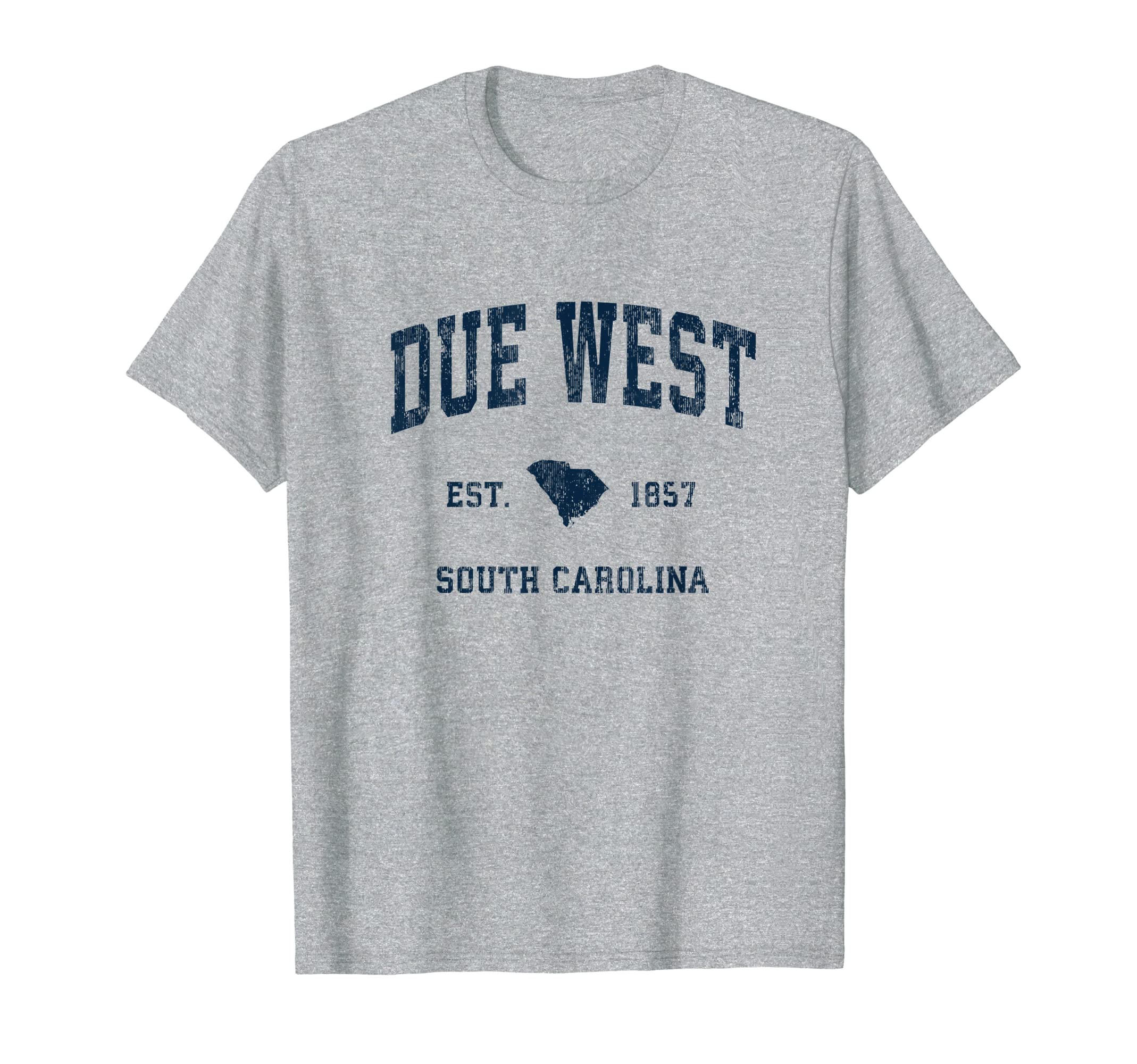 Due West South Carolina Sc Athletic T-Shirt - Unique Graphic Men Women - T-Shirt, Sweatshirt, Hoodie