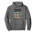 Reading Is Self Care Escape Reality Hoodie - Minimalist Print Men Women - T-Shirt, Sweatshirt, Hoodie