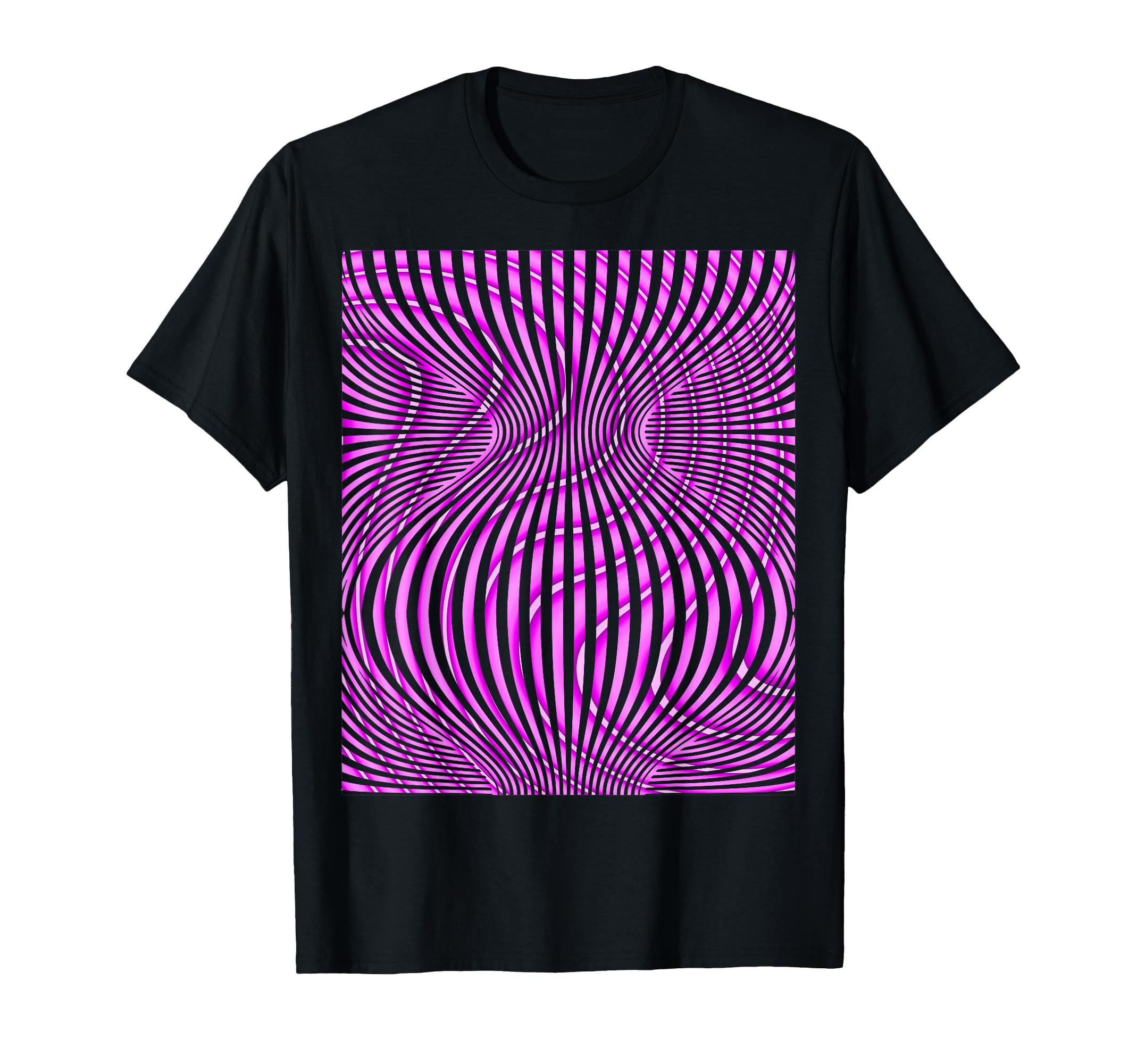 Vaporwave Vortex Synthwave 80S Streetwear T-Shirt - Custom Art Print Unisex - T-Shirt, Sweatshirt, Hoodie