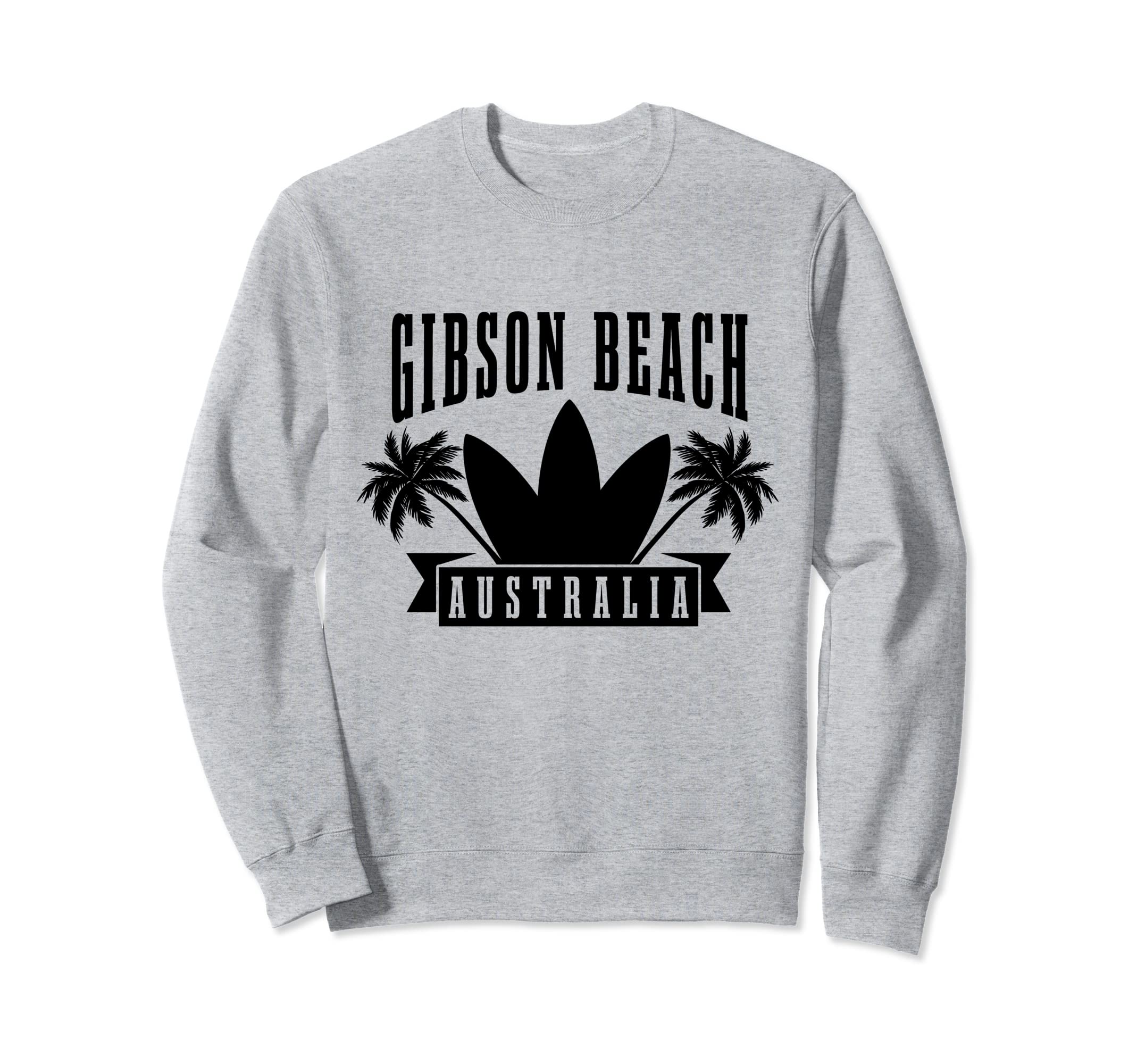 Gibson Beach Australia Surf Sweatshirt - Minimalist Print for Adults - T-Shirt, Sweatshirt, Hoodie
