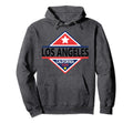 Los Angeles California Usa America Typography Hoodie - Graphic Print Unisex - T-Shirt, Sweatshirt, Hoodie