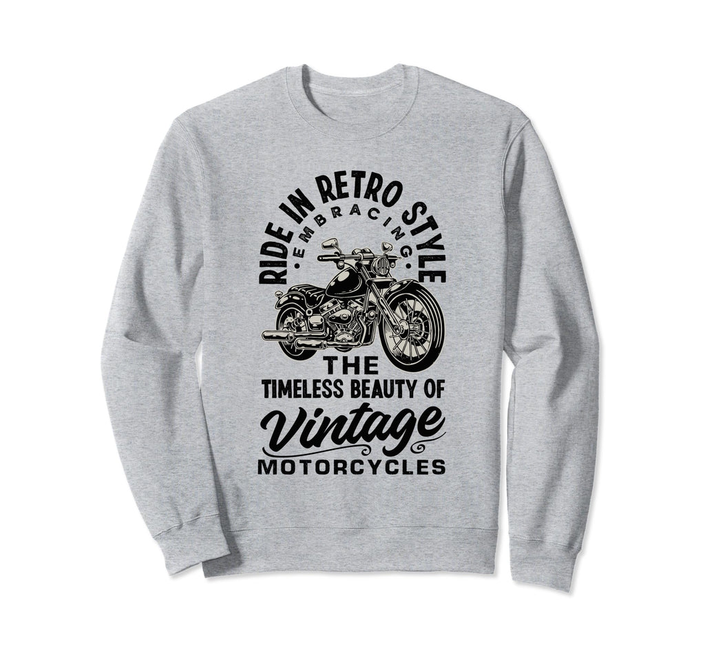 Motorcycle Enthusiast Ride Sweatshirt - Aesthetic Graphic for Adults - T-Shirt, Sweatshirt, Hoodie