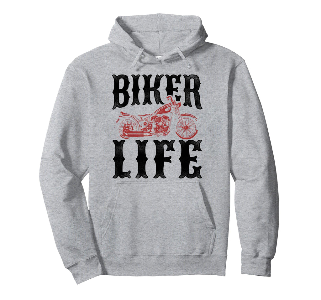 Motorcycle Biker Biker Life Hoodie - Custom Art Print Men Women - T-Shirt, Sweatshirt, Hoodie
