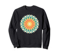 Colorful Nature Mandala Flower Sweatshirt - Graphic Print for Adults - T-Shirt, Sweatshirt, Hoodie