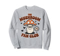 Mushroom Fan Club 70S Vibes Sweatshirt - Aesthetic Graphic Men Women - T-Shirt, Sweatshirt, Hoodie