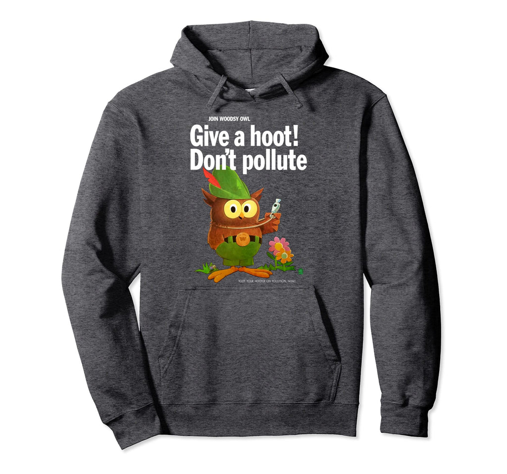 Woodsy Owl Give Hoot Dont Pollute 70S Hoodie - Graphic Print Unisex - T-Shirt, Sweatshirt, Hoodie