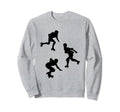 Roller Skater Silhouettes Roller Sweatshirt - Streetwear Style Unisex - T-Shirt, Sweatshirt, Hoodie