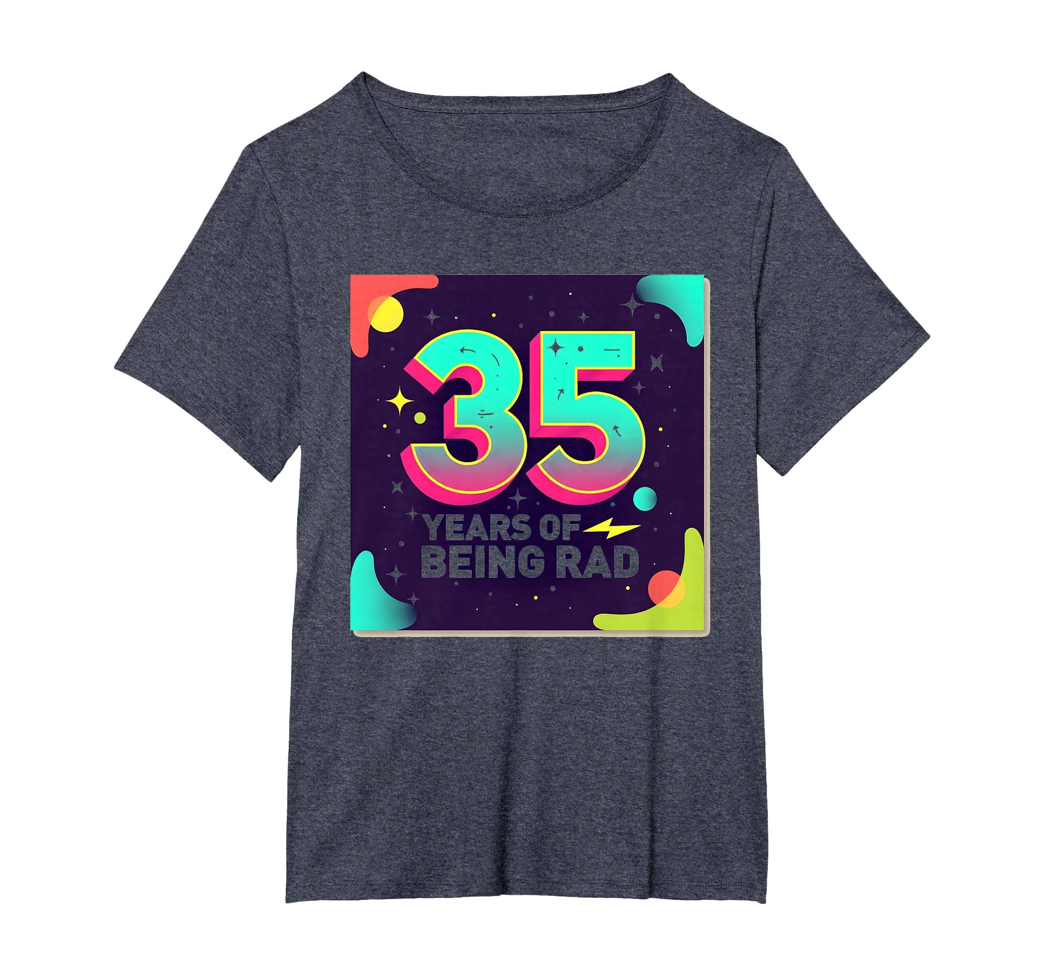 35Th Birthday Gift Rad 80S Celebration T-Shirt - Streetwear Style Unisex - T-Shirt, Sweatshirt, Hoodie
