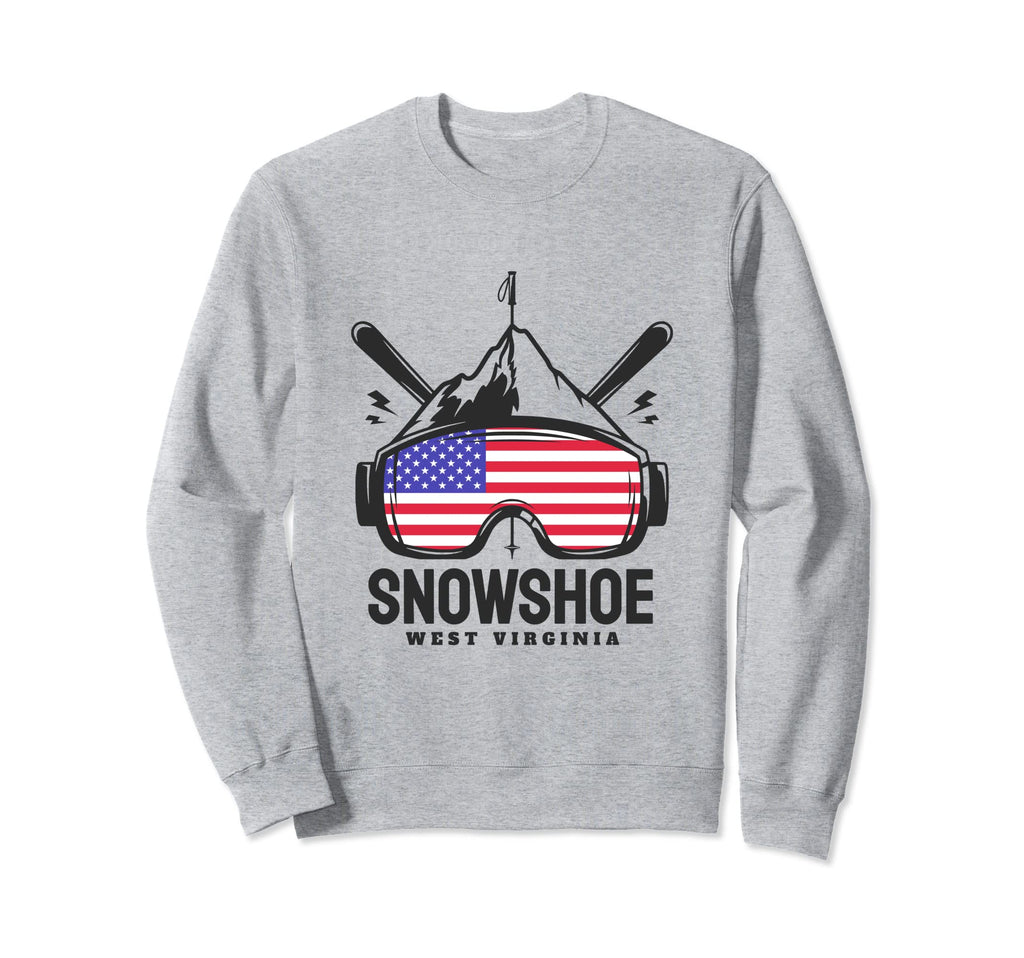 Snowshoe West Virginia Usa Ski Sweatshirt - Custom Art Print for Adults - T-Shirt, Sweatshirt, Hoodie
