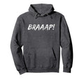 Braap American Flag Motocross Braaap Hoodie - Fun Novelty Design Unisex - T-Shirt, Sweatshirt, Hoodie
