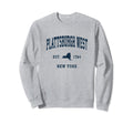 Plattsburgh West New York Ny Sweatshirt - Minimalist Print for Adults - T-Shirt, Sweatshirt, Hoodie