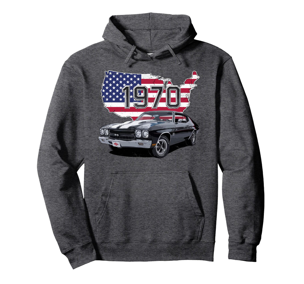 Chevelle 1970 Hoodie - Fun Novelty Design Unisex - T-Shirt, Sweatshirt, Hoodie