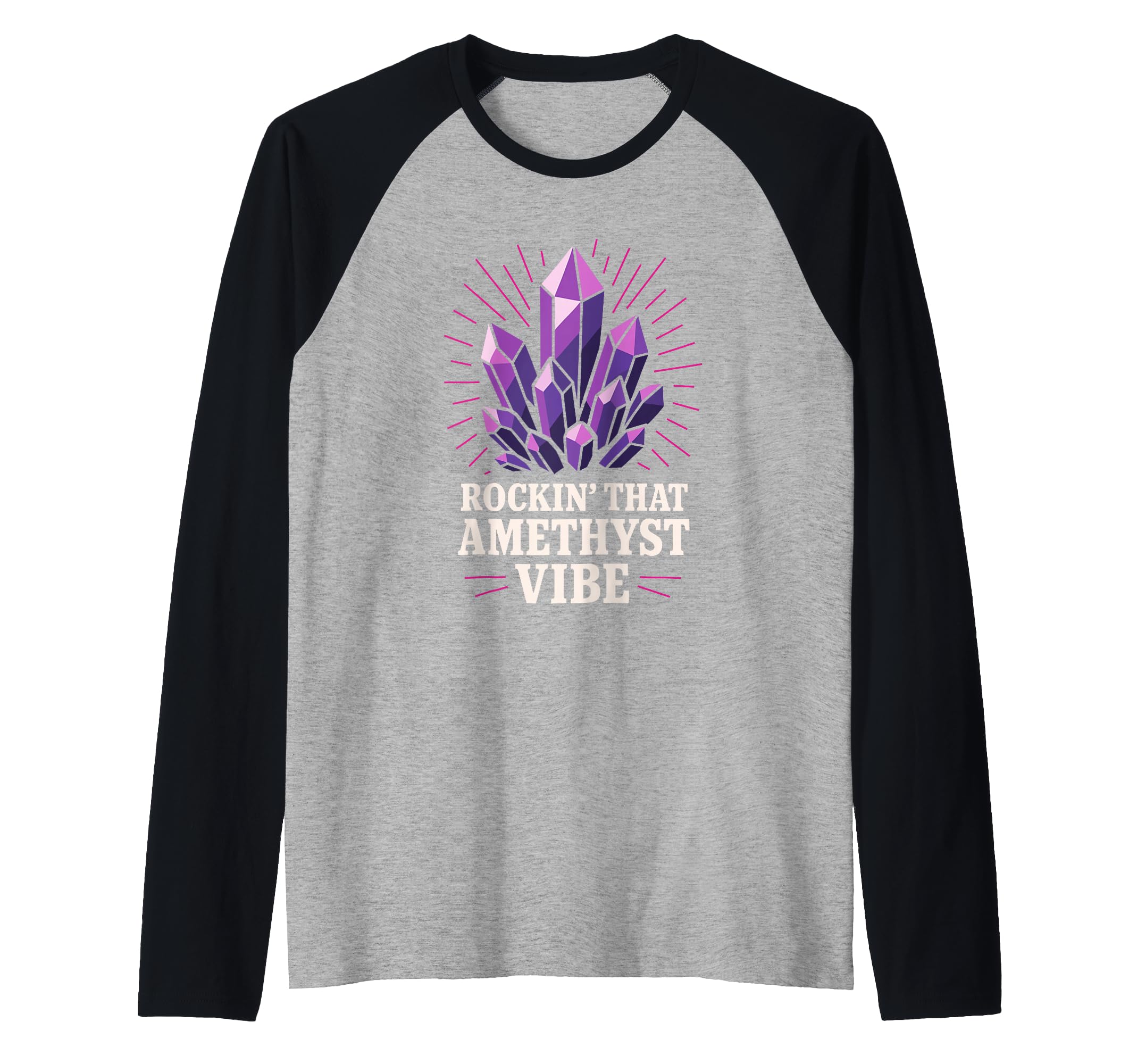 Amethyst Addict Healing Crystal Sweatshirt - Streetwear Style Men Women - T-Shirt, Sweatshirt, Hoodie