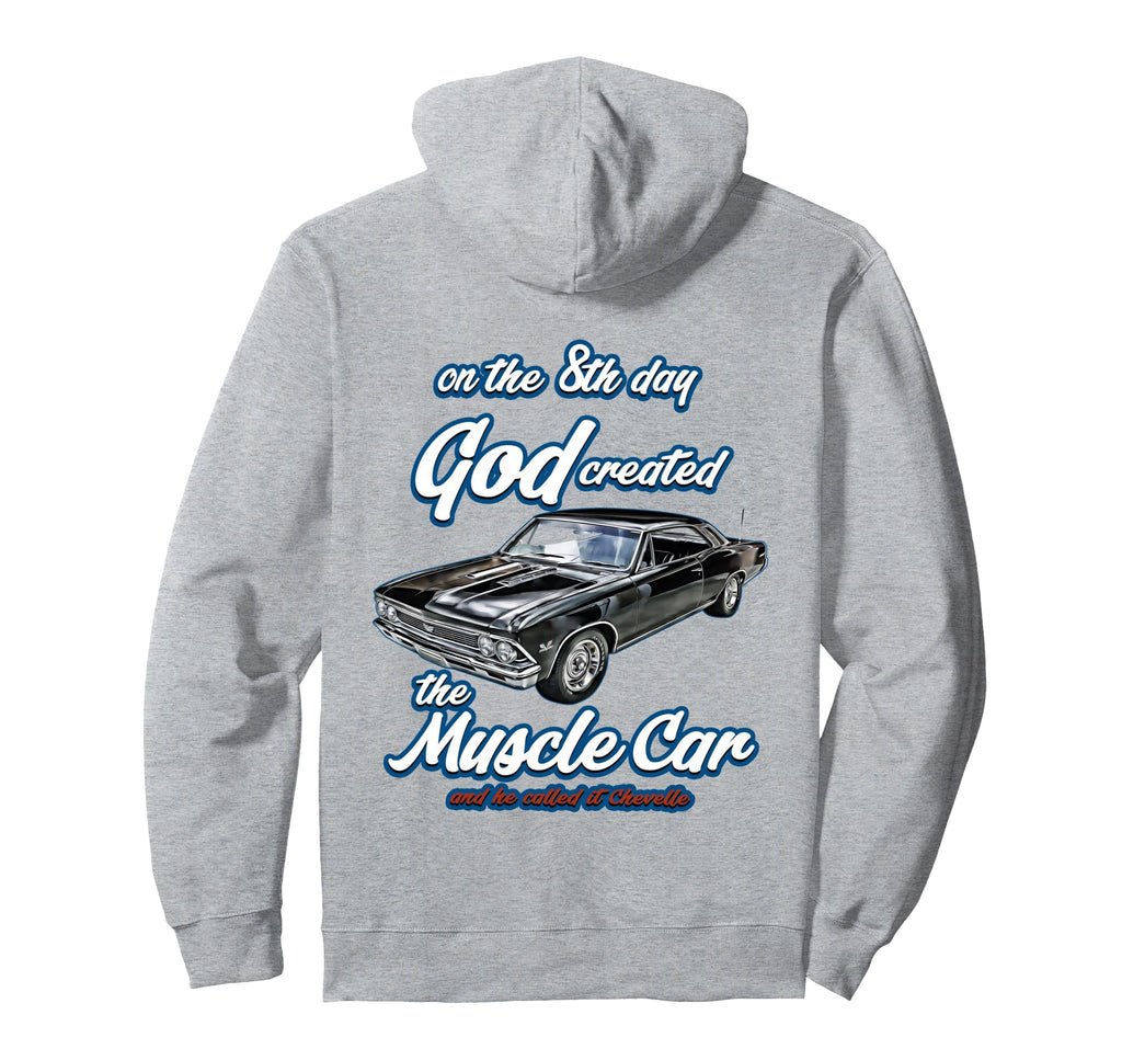 8Th Day God Created 1966 Chevelle Hoodie - Trendy Graphic for Adults - T-Shirt, Sweatshirt, Hoodie