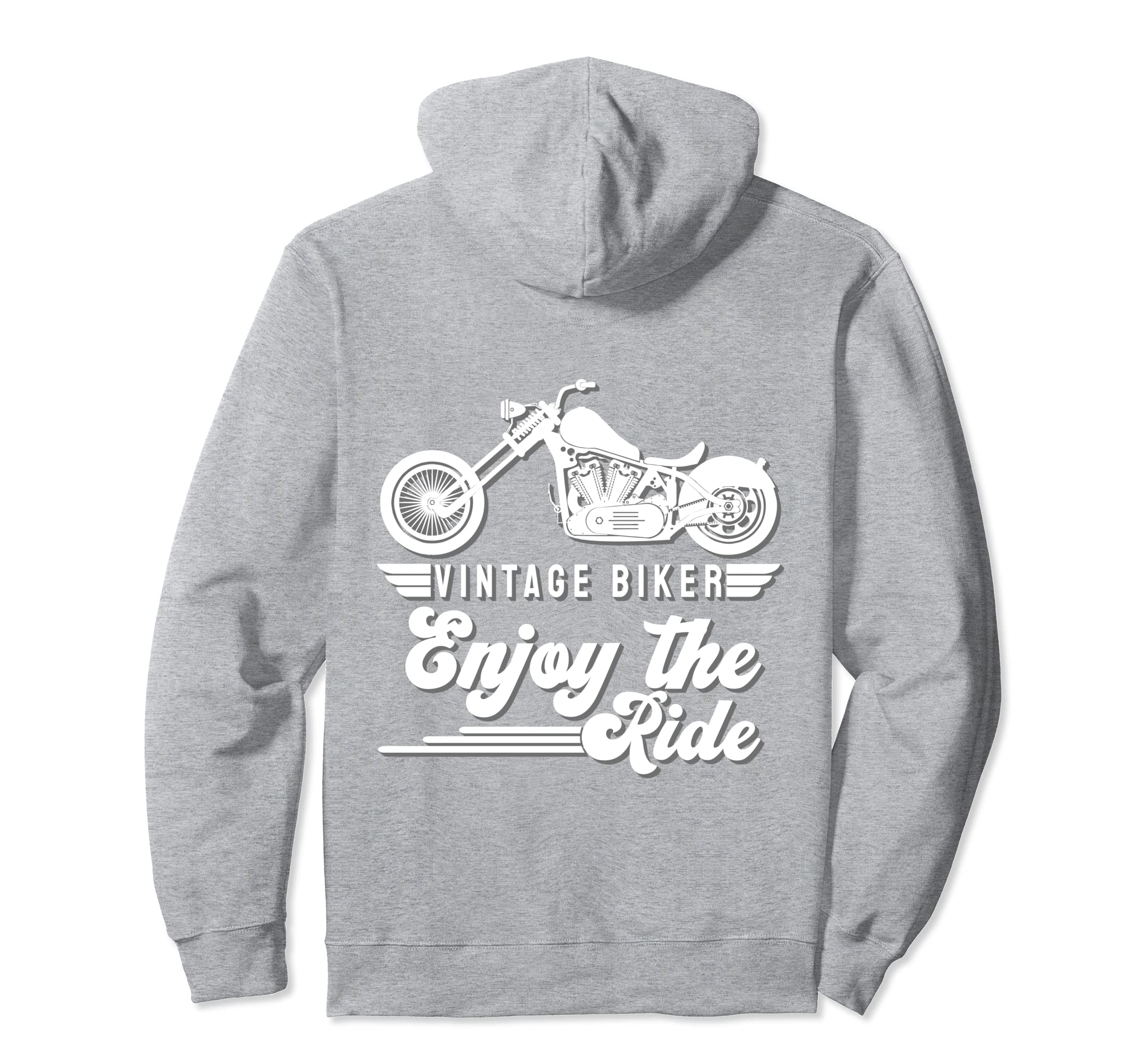 Biker Custom Chop Motorcycle Rider Hoodie - Casual Everyday Wear Unisex - T-Shirt, Sweatshirt, Hoodie
