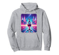 Synthwave Aesthetic Kangaroo Lover Hoodie - Casual Everyday Wear Unisex - T-Shirt, Sweatshirt, Hoodie