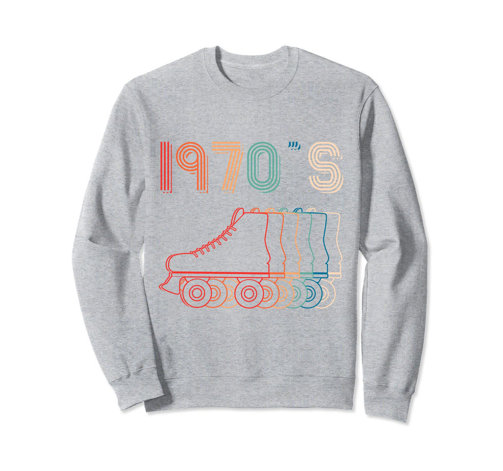 1970S Roller Skates Skating Lifestyle Sweatshirt - Custom Art Print Unisex - T-Shirt, Sweatshirt, Hoodie