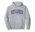 West Palm Beach Florida Us City State Hoodie - Custom Art Print for Adults - T-Shirt, Sweatshirt, Hoodie