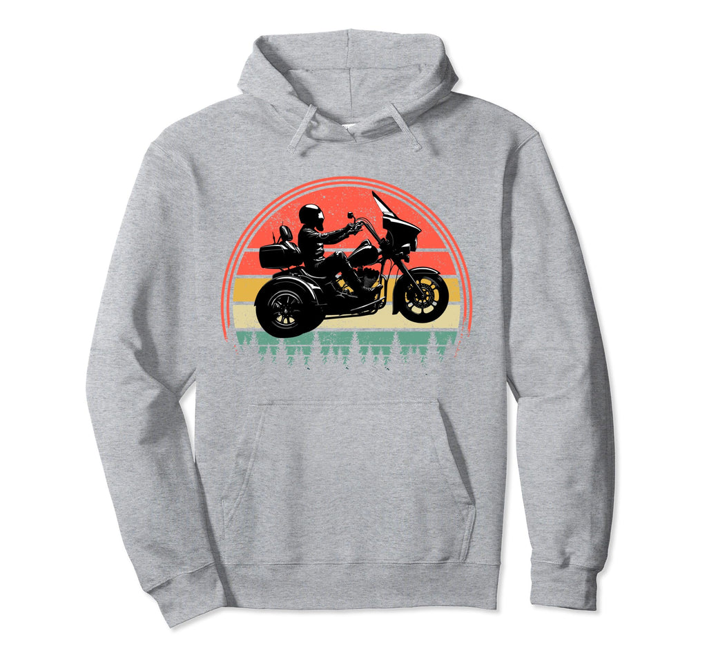 Trike Biker Motorcycle Trike Hoodie - Streetwear Style Men Women - T-Shirt, Sweatshirt, Hoodie