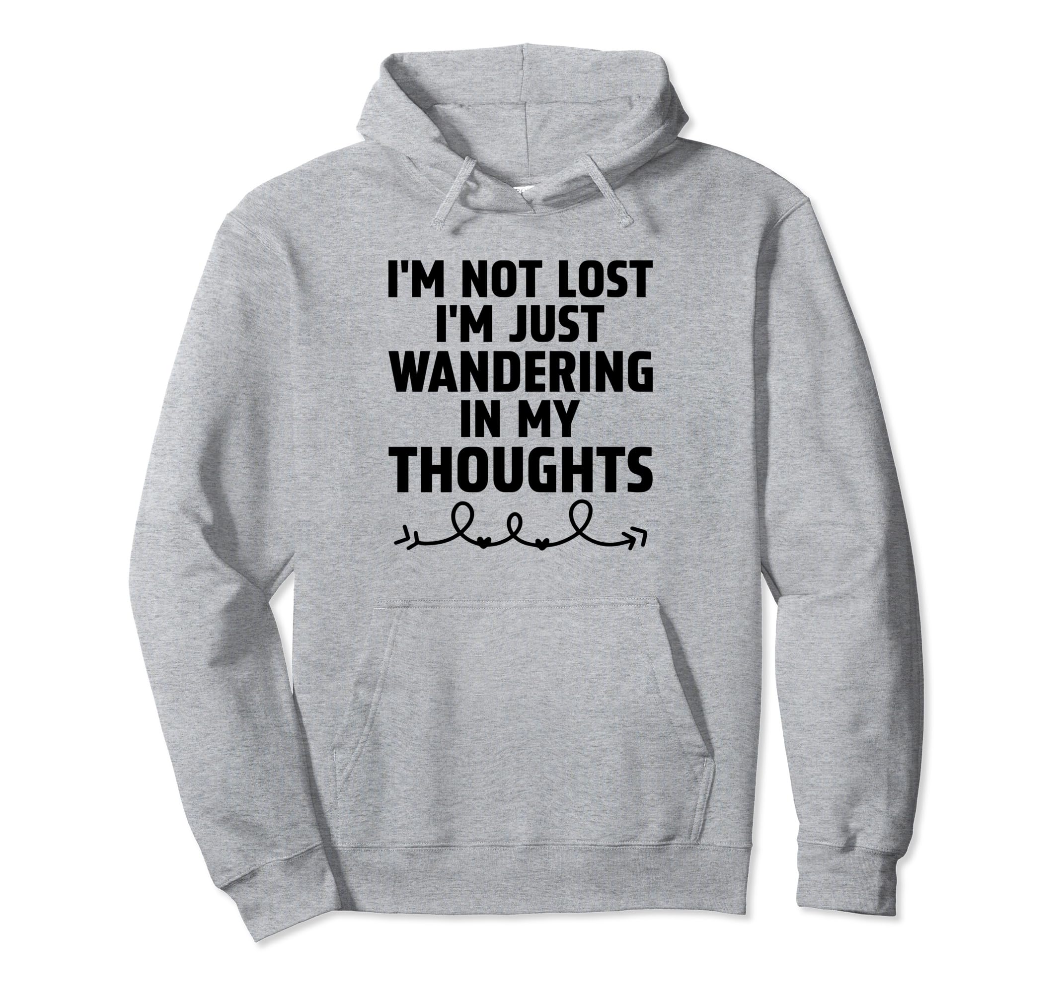 Overthinking Overthinker Funny Sarcasm Hoodie - Graphic Print for Adults - T-Shirt, Sweatshirt, Hoodie