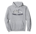 Vibing And Thriving Mental Health Hoodie - Casual Everyday Wear Men Women - T-Shirt, Sweatshirt, Hoodie