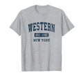 Western New York Ny Athletic Sports T-Shirt - Fun Novelty Design Unisex - T-Shirt, Sweatshirt, Hoodie