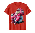 Coquette Bow Santa Santa Claus Disco T-Shirt - Trendy Graphic Men Women - T-Shirt, Sweatshirt, Hoodie