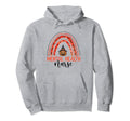 Mental Health Nurse Rainbow Halloween Hoodie - Streetwear Style for Adults - T-Shirt, Sweatshirt, Hoodie