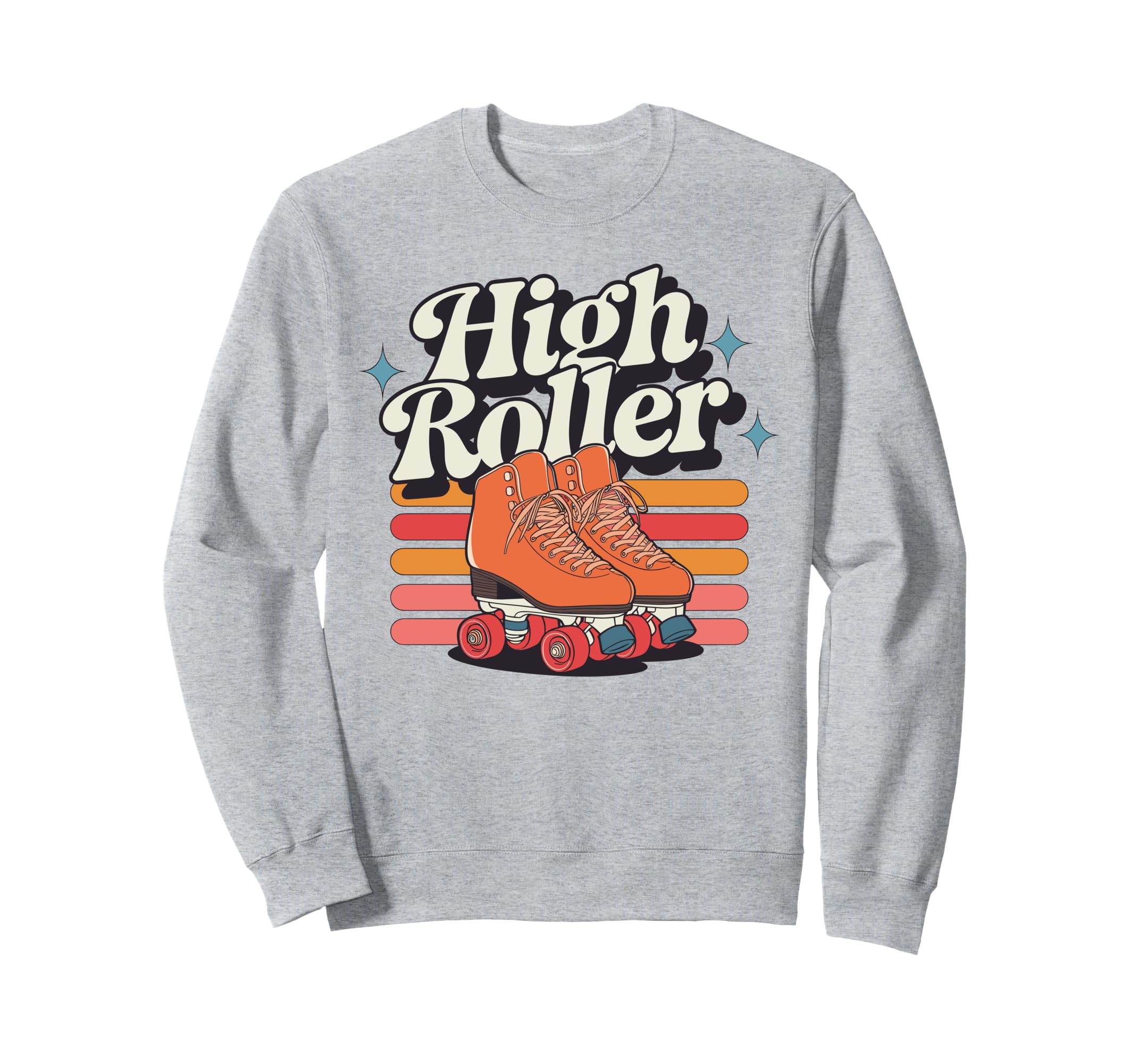 High Roller Roller Skating Roller Sweatshirt - Custom Art Print Unisex - T-Shirt, Sweatshirt, Hoodie